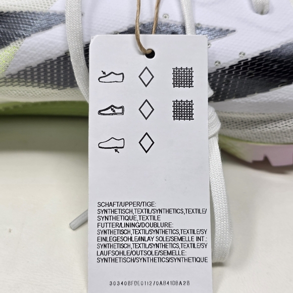 Adidas Adizero Finesse Track And Field White Core Green IE5487 Men’s Sz 14 New - Picture 14 of 14